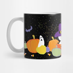 Halloween Cute Cat in Witch Hat Mug